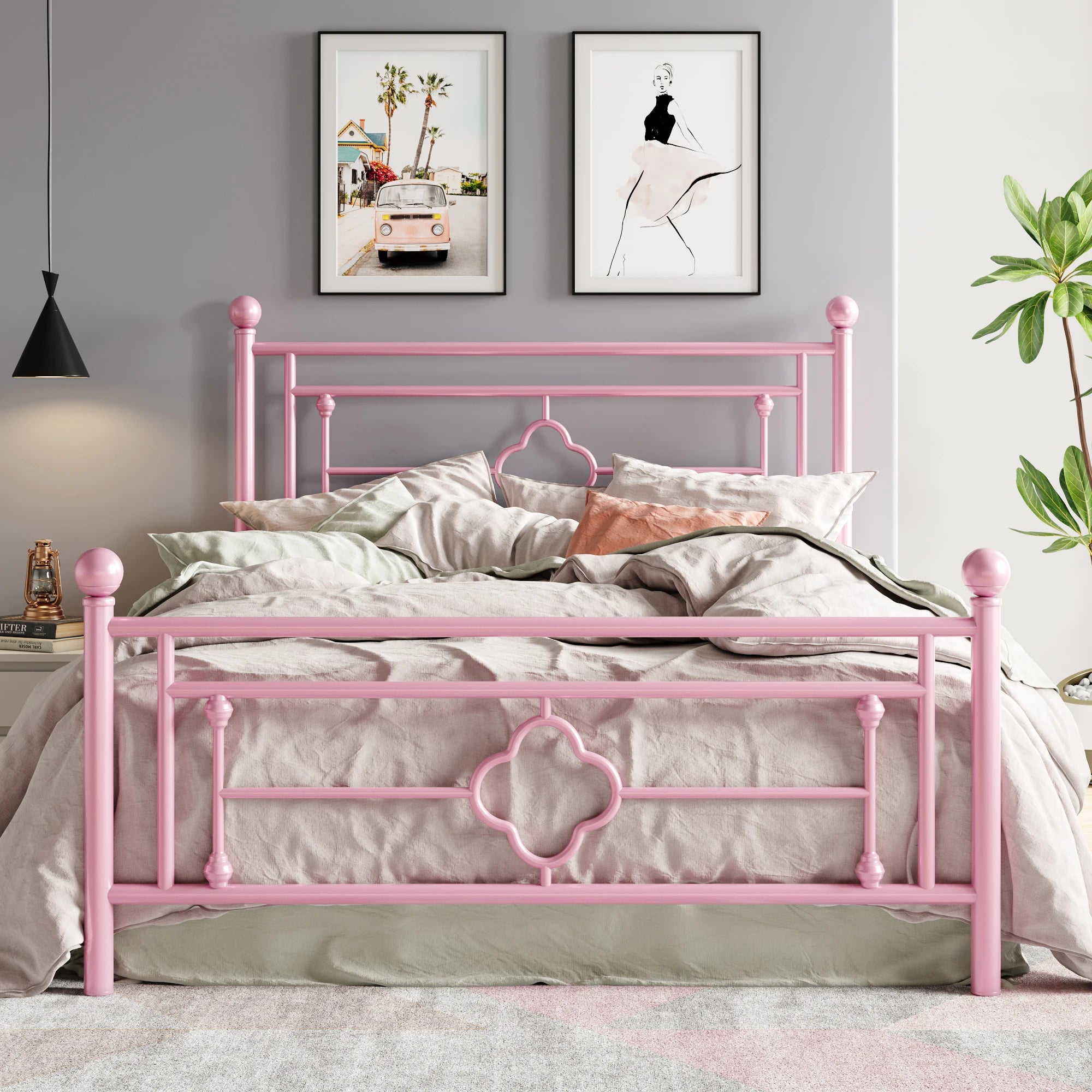 14 Inch Metal Platform Bed Frame