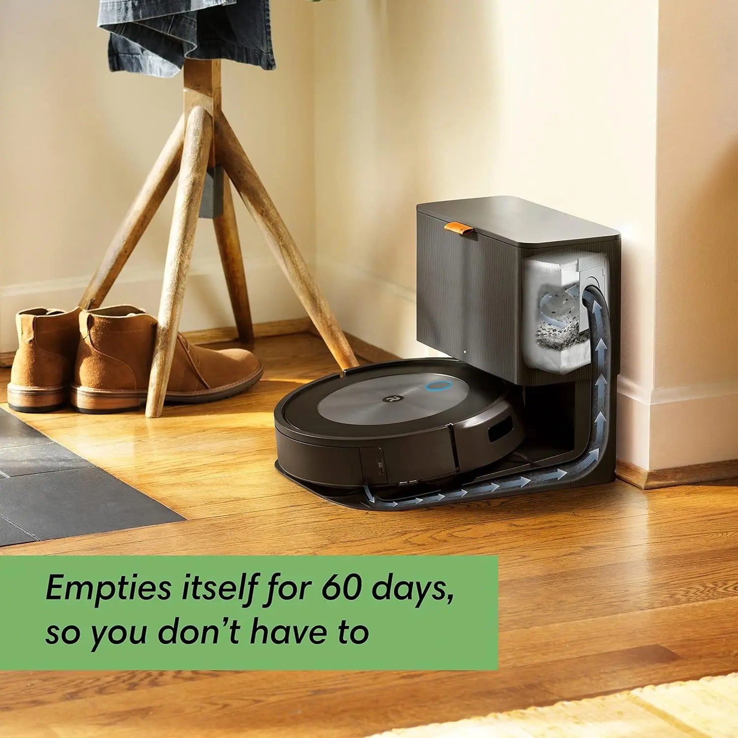 Self-Emptying Robot Vacuum
