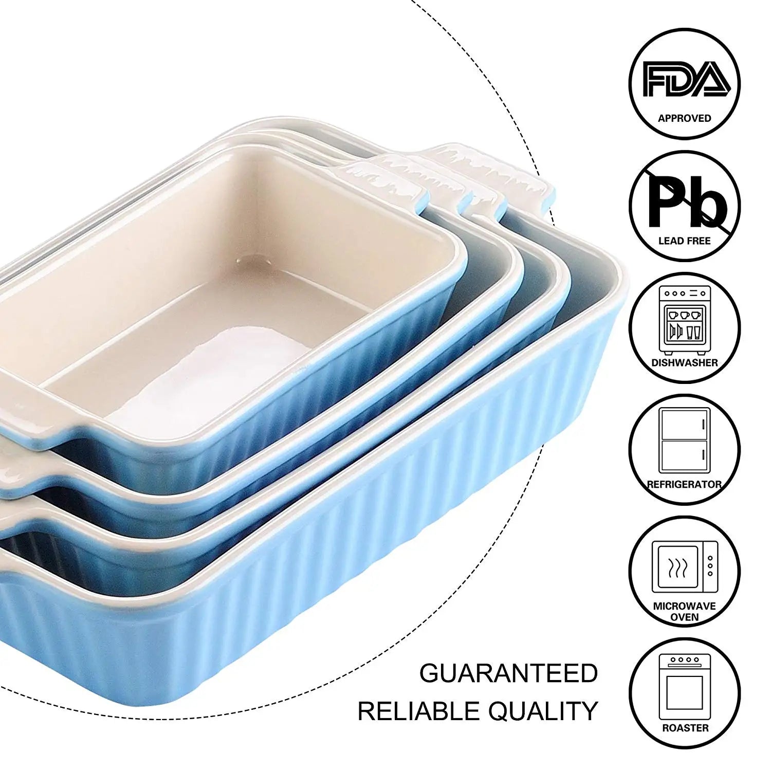 4-Piece Table Baking Dish Set