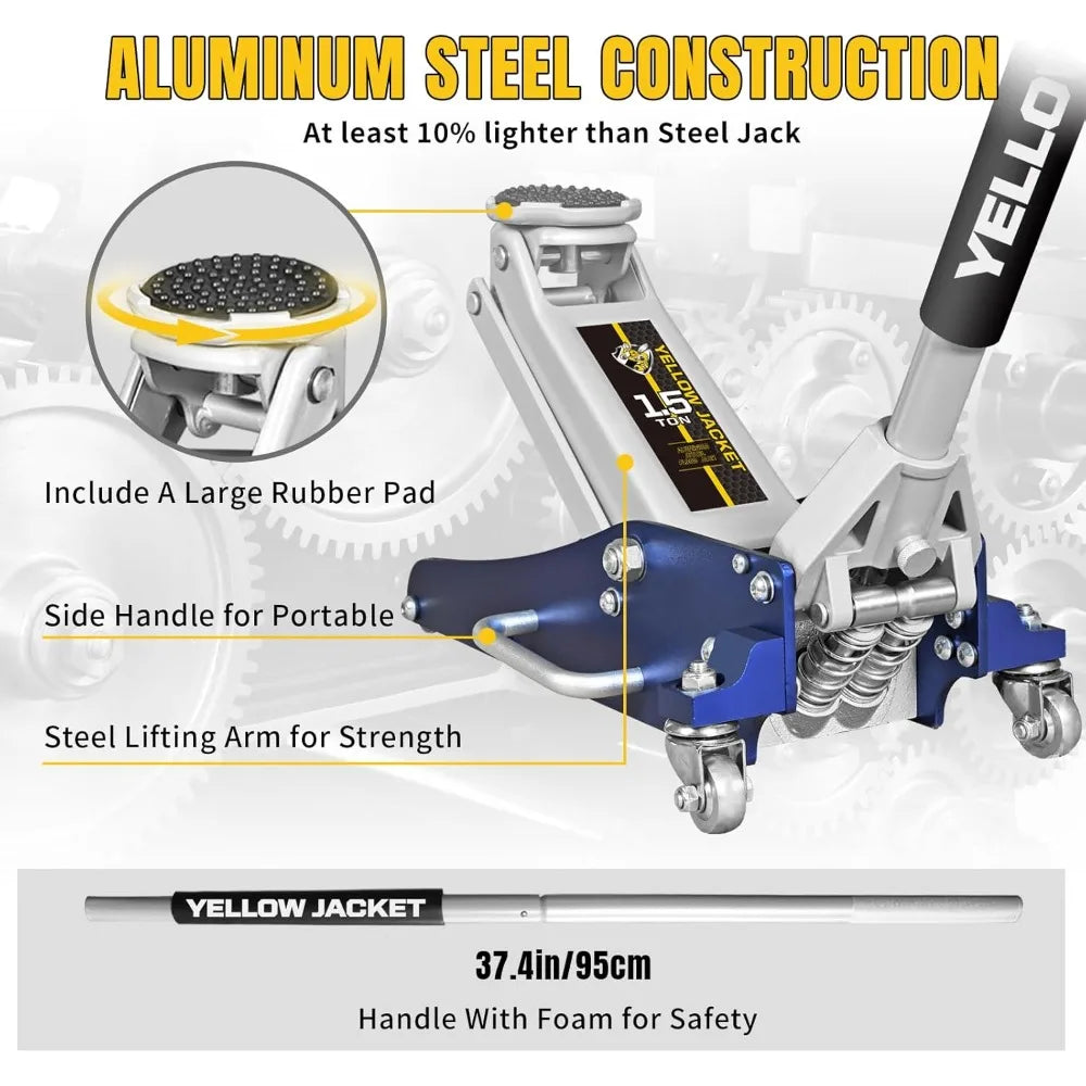 Low Profile 1.5 Ton Floor Jack