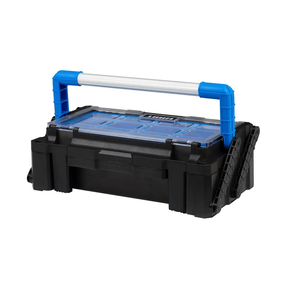 Tool box with sturdy metal lock