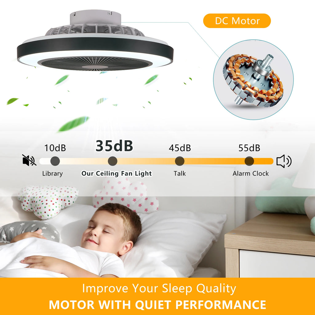 19" LED Ceiling Fan Light