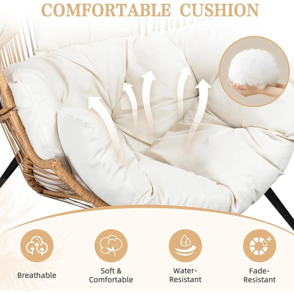 Outdoor Wicker Egg Chair