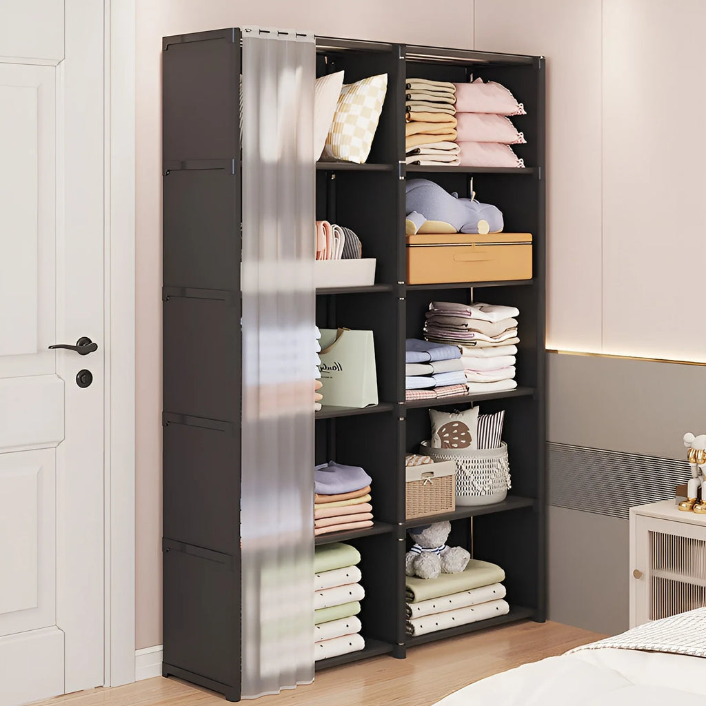 Wardrobe Rack Dustproof Cloth Closet Organizer