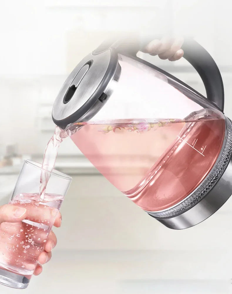 Household Kettle Glass Electric Heating Teapot