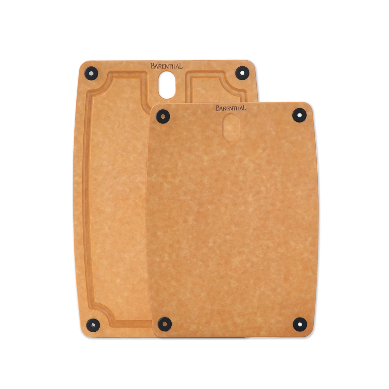 2pk Pine fiber Cutting Board Family Sized Durable Antibacterial Mildew Resistant Easy to Clean Dishwasher Safe