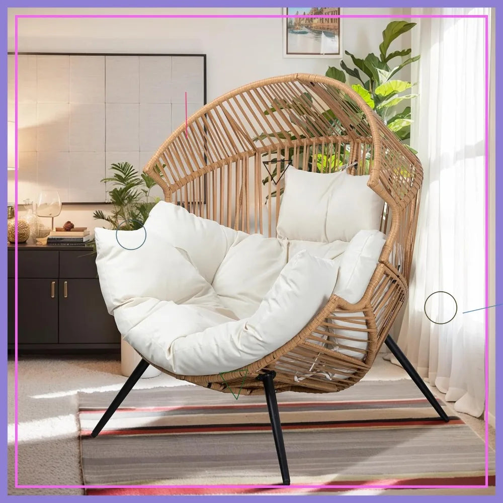 Outdoor Wicker Egg Chair