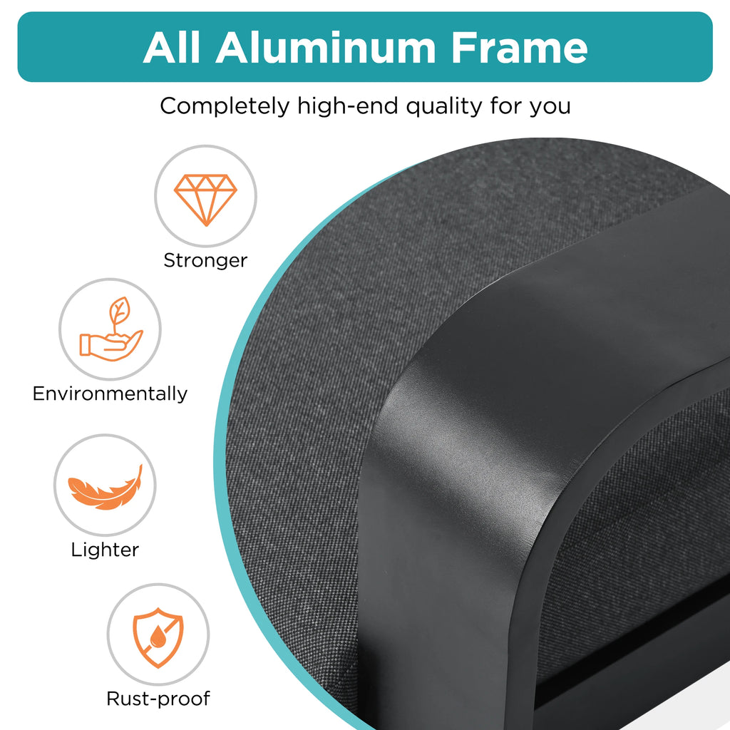 3-pieces Aluminum Frame Patio Furniture