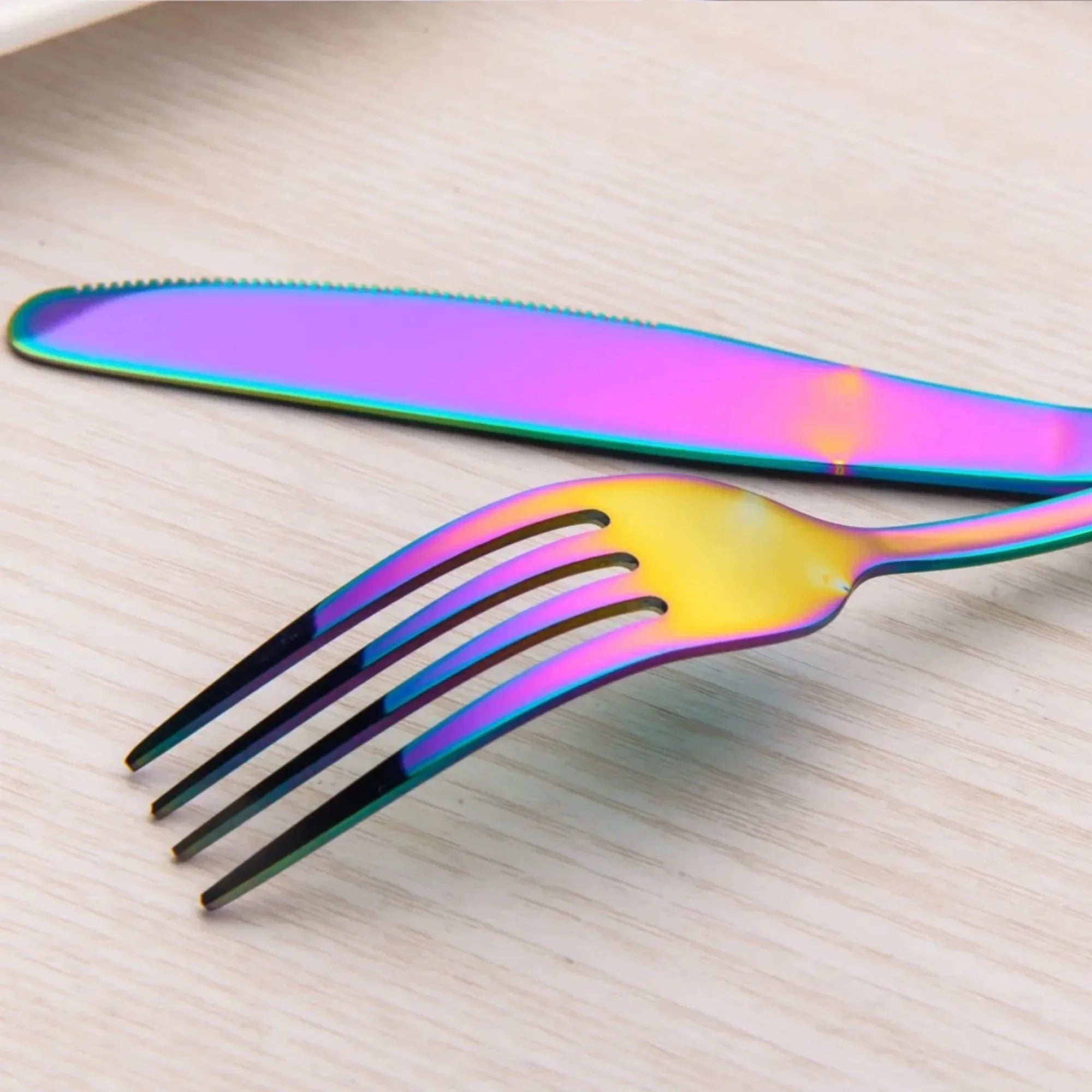 Colorful Silverware Set