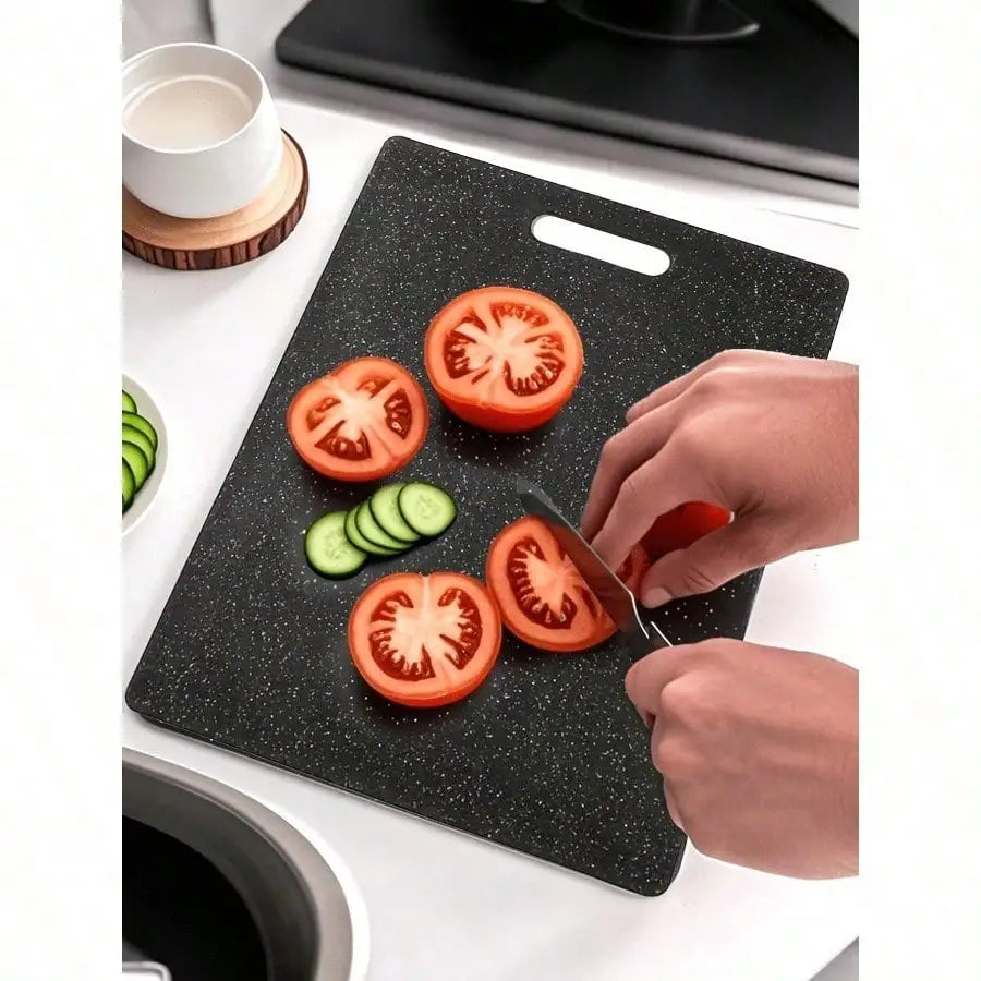 Marble Pattern Cutting Board Set (1/3 Pcs) – Multifunctional Kitchen Prep Board for Raw/Cooked Separation, Fruits & Kids’ Meals