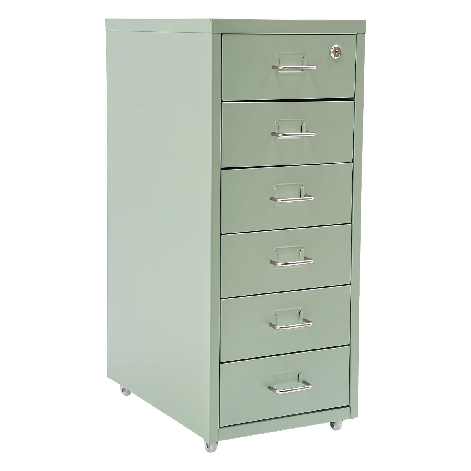 Rolling Metal File Cabinet