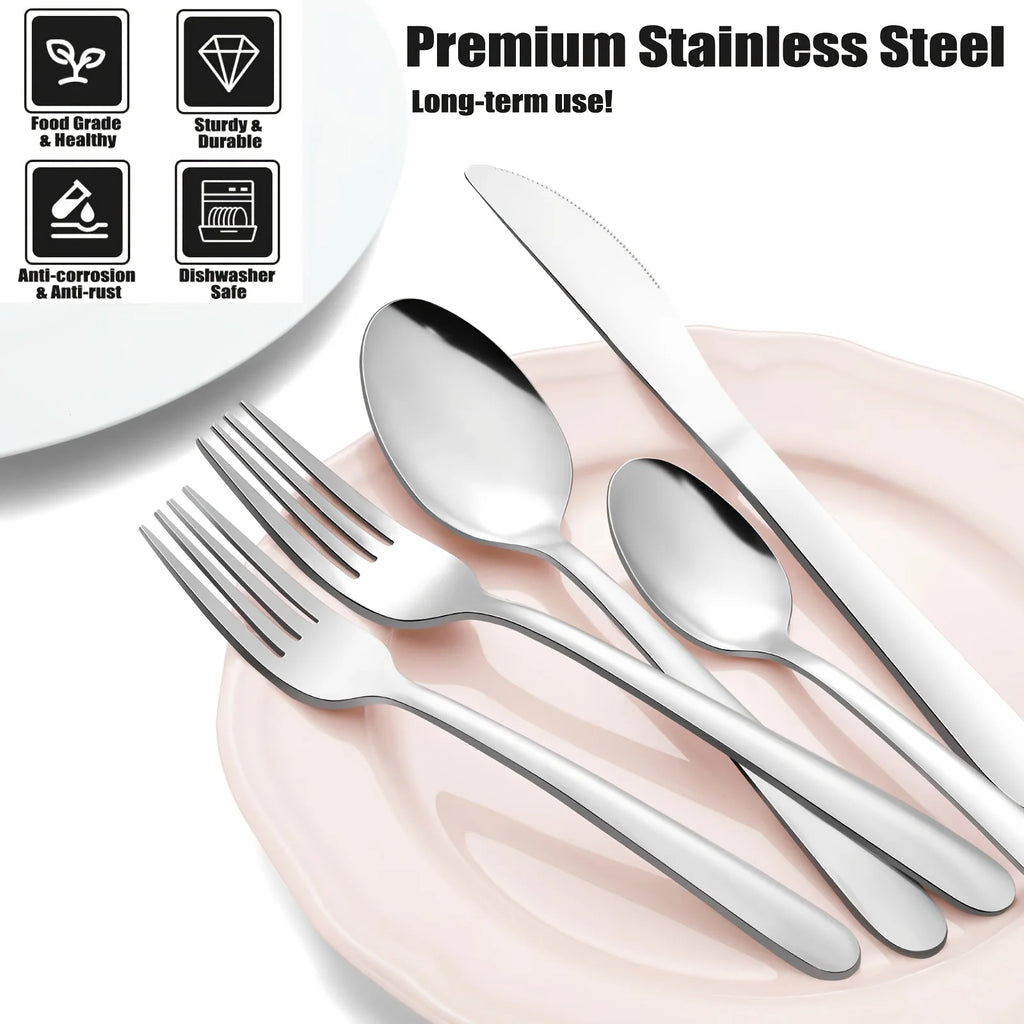 stainless steel silverware