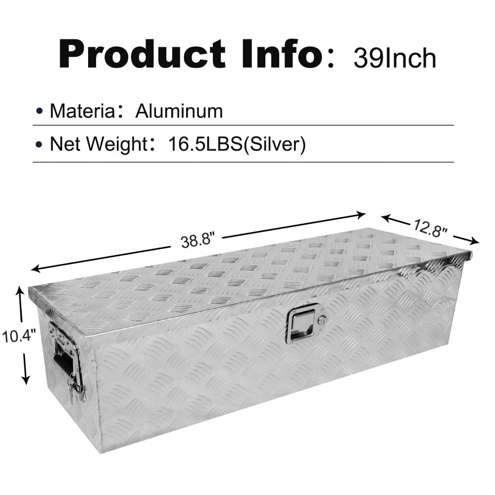39 Inch Truck Bed Tool Box Aluminum