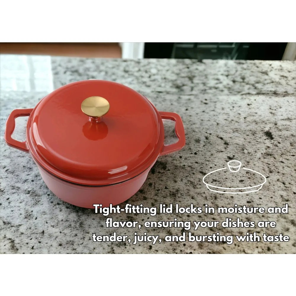 4.75qt Pan, Red