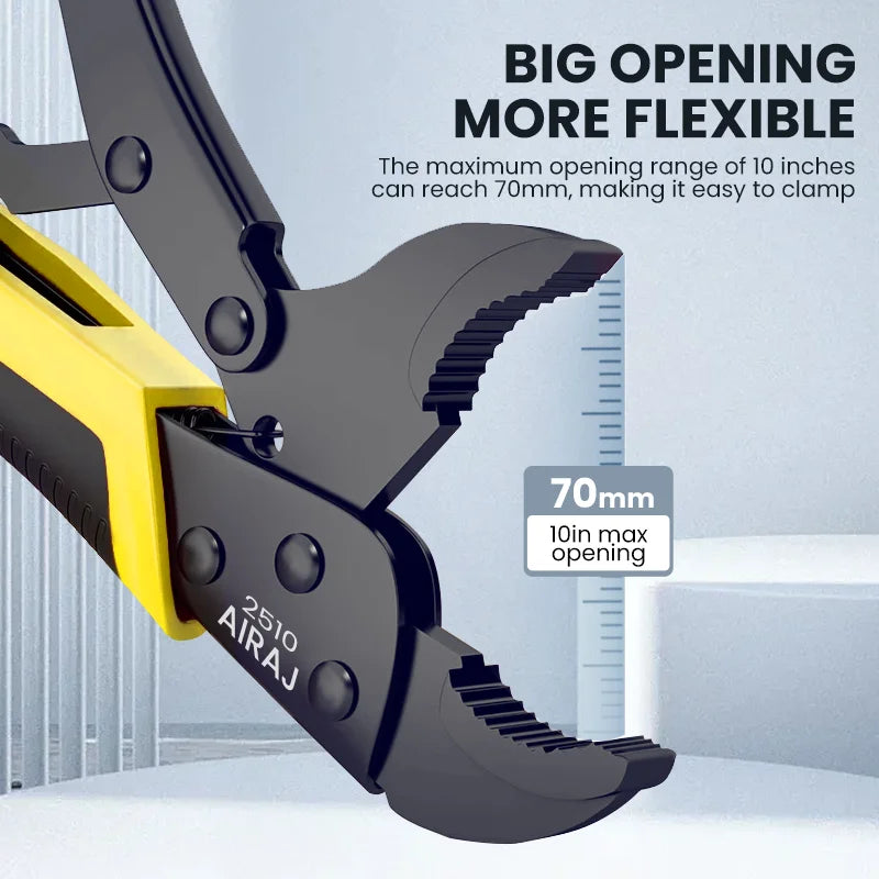 5 pcs Locking Pliers Set Quick Release Curved Mouth Powerful Pliers Versatile Tool