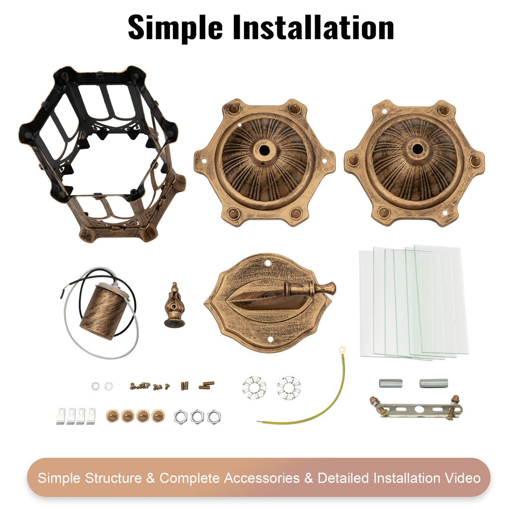 E27 Antique Porch Lamp Garden Indoor