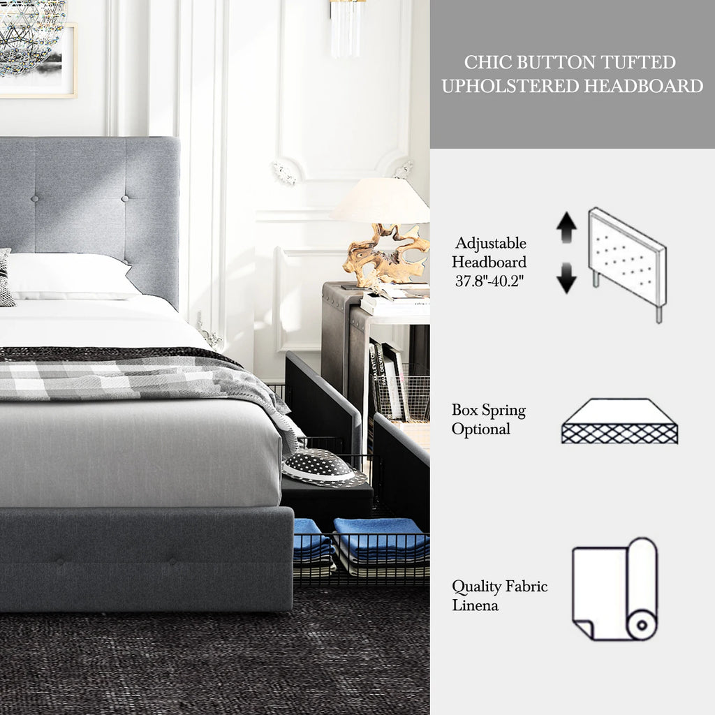 Platform Storage Bed Frame