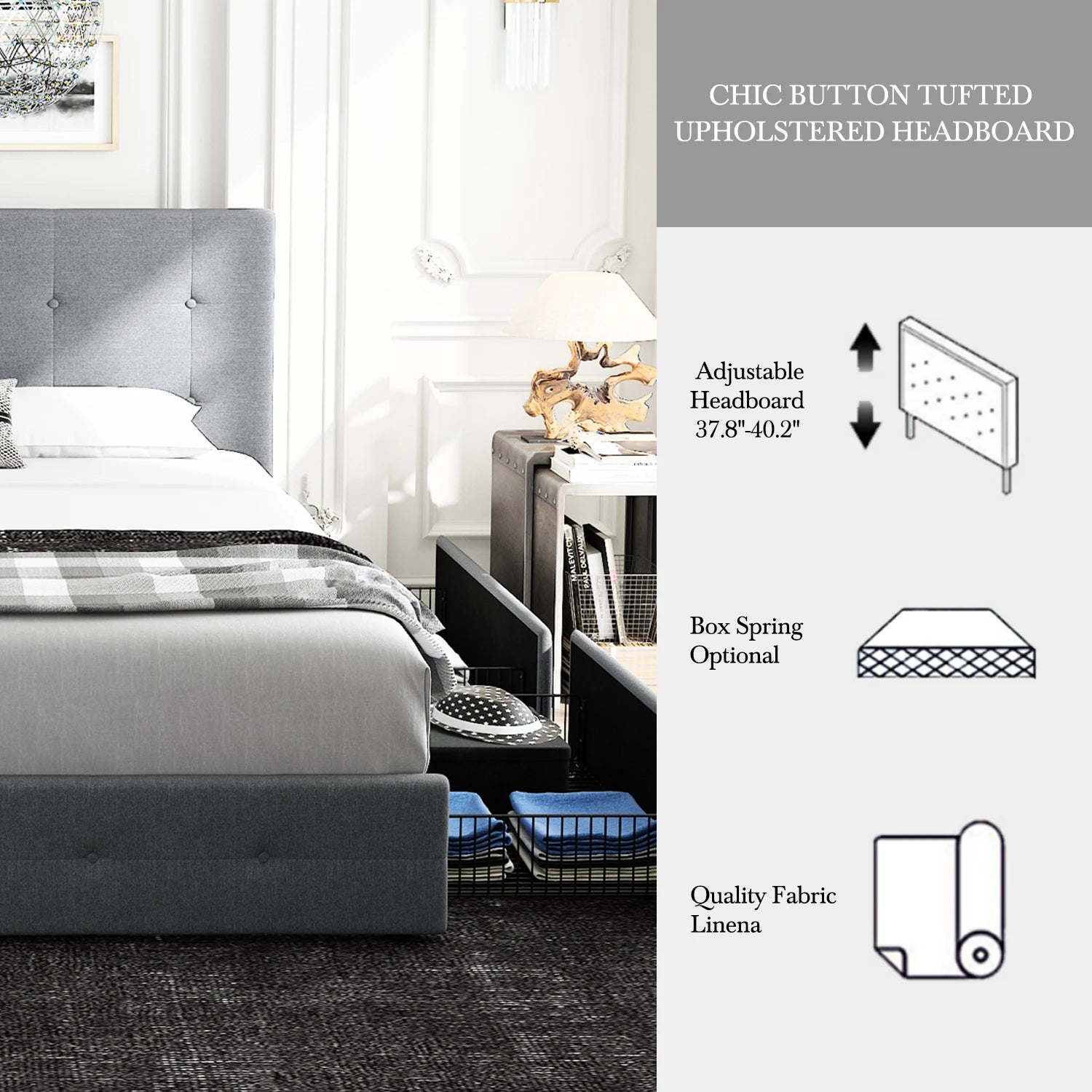 Platform Storage Bed Frame