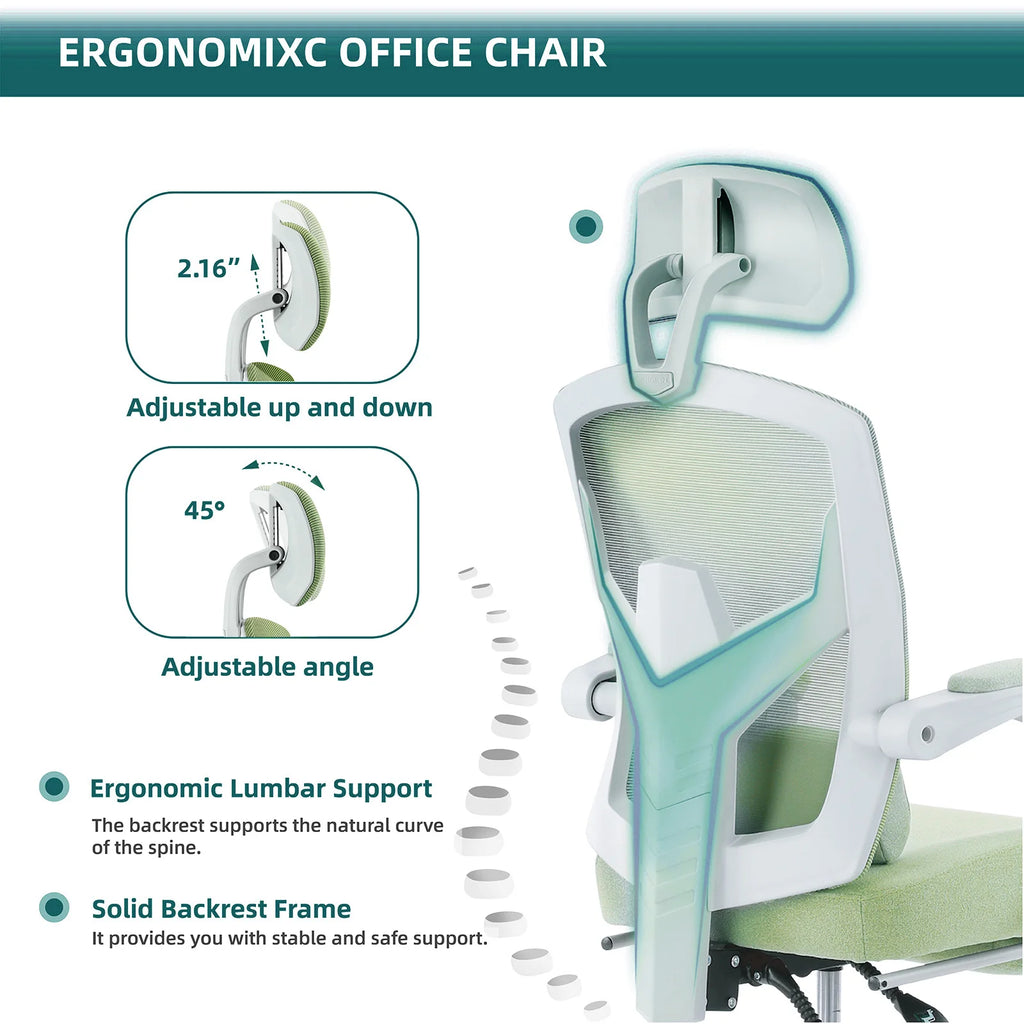 Reclining office chair