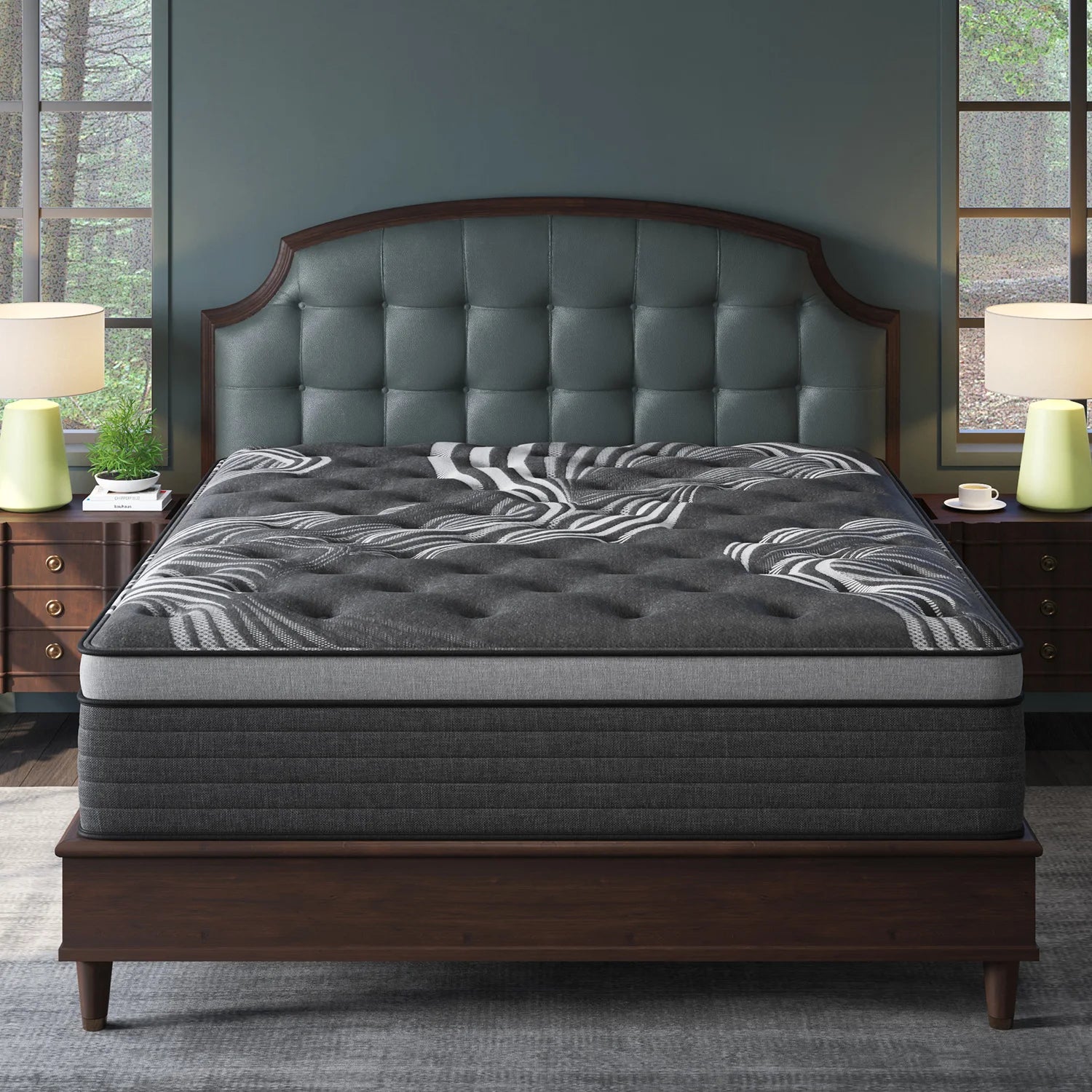 Gel Memory Foam Hybrid Pocket Spring Mattress Firm Motion
