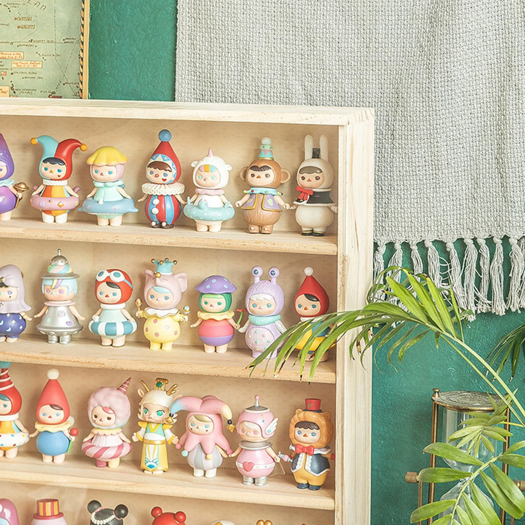 6 Layers Solid Wood Wall Mounted Cabinet