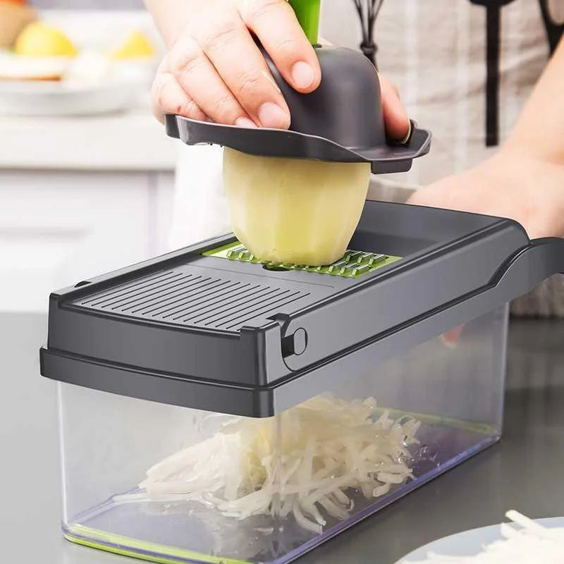 6-in-1 Vegetable Chopper - Kitchen Mandolin Slicer.