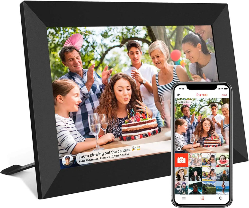 32GB FRAMEO 10.1 Inch Smart WiFi Digital Photo Frame