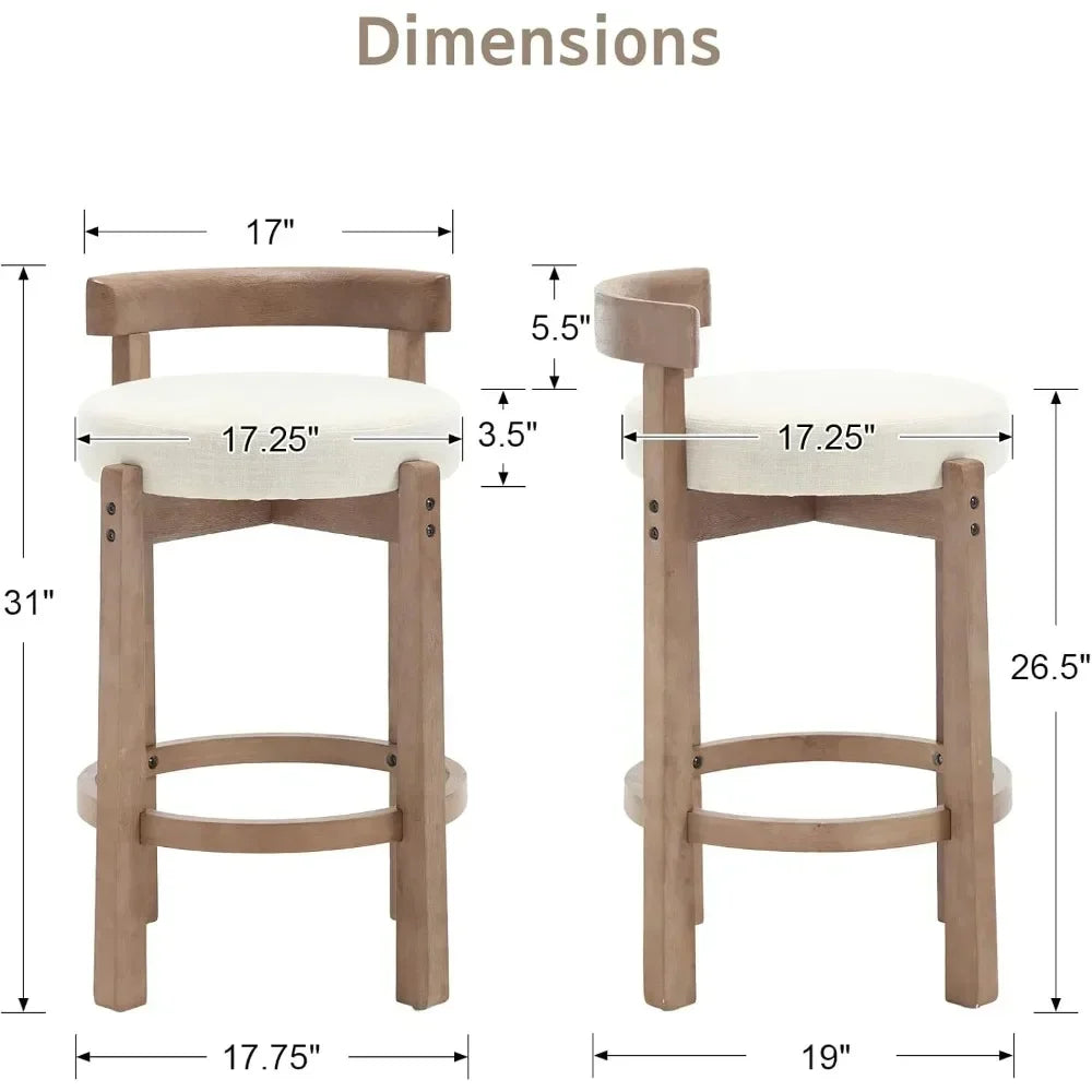 Bar Stools Set of 2