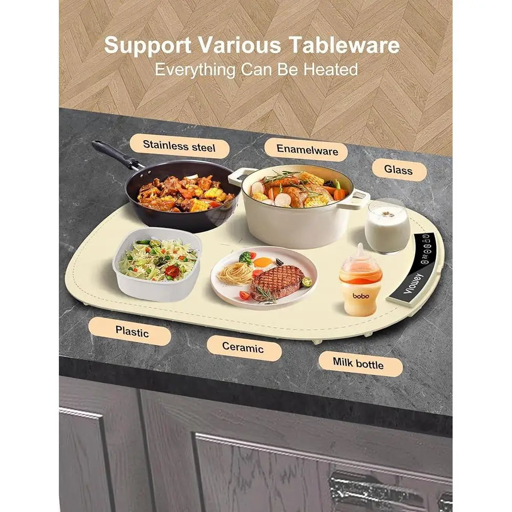 Electric Food Warming Mat Heating Tray