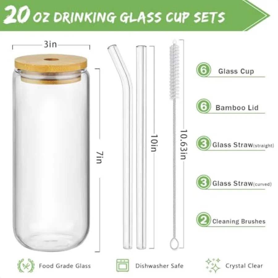 20 Oz Drinking Glasses