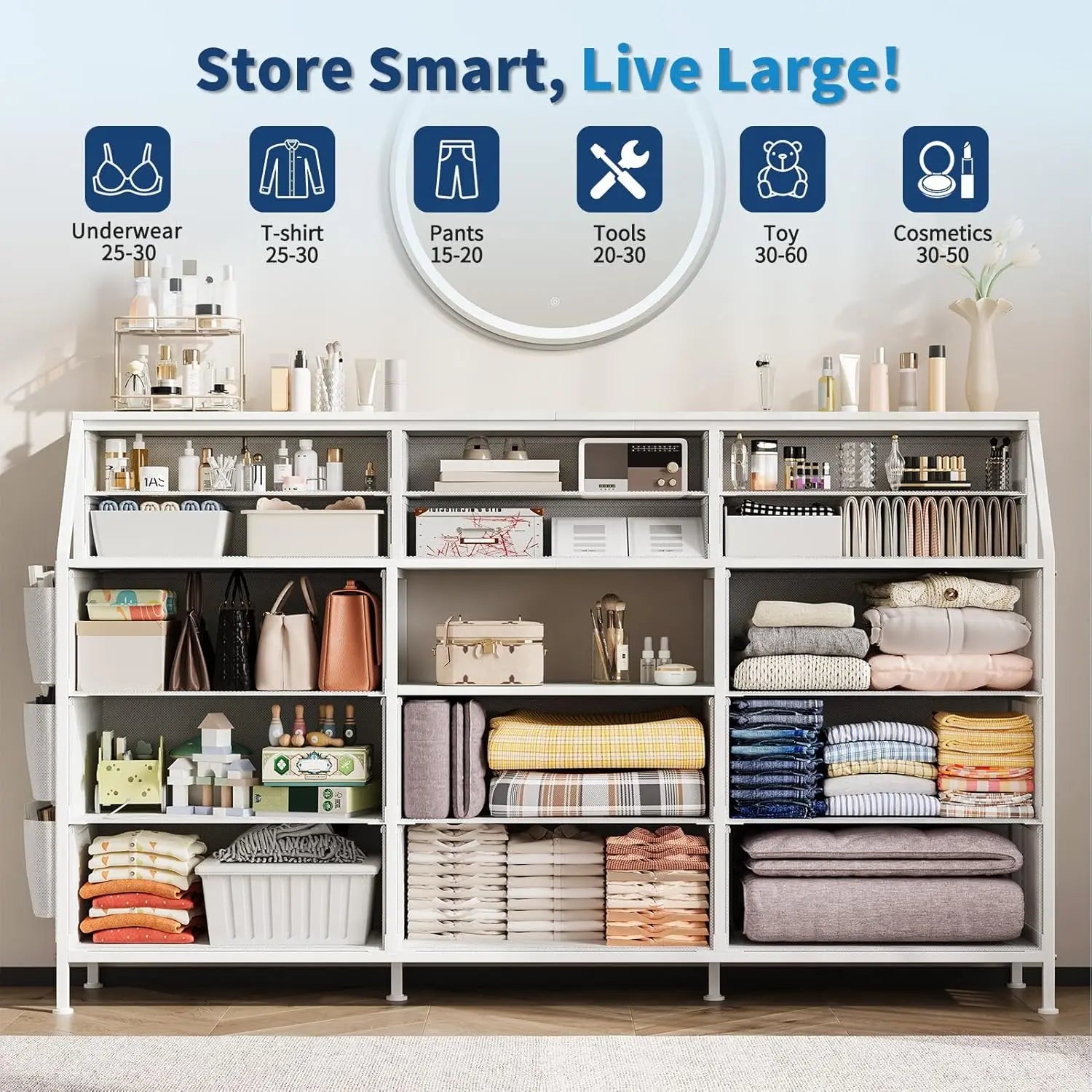 14 Drawer Dresser for Bedroom