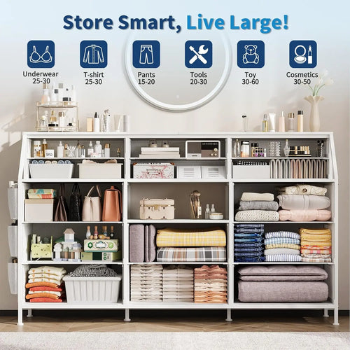 14 Drawer Dresser for Bedroom