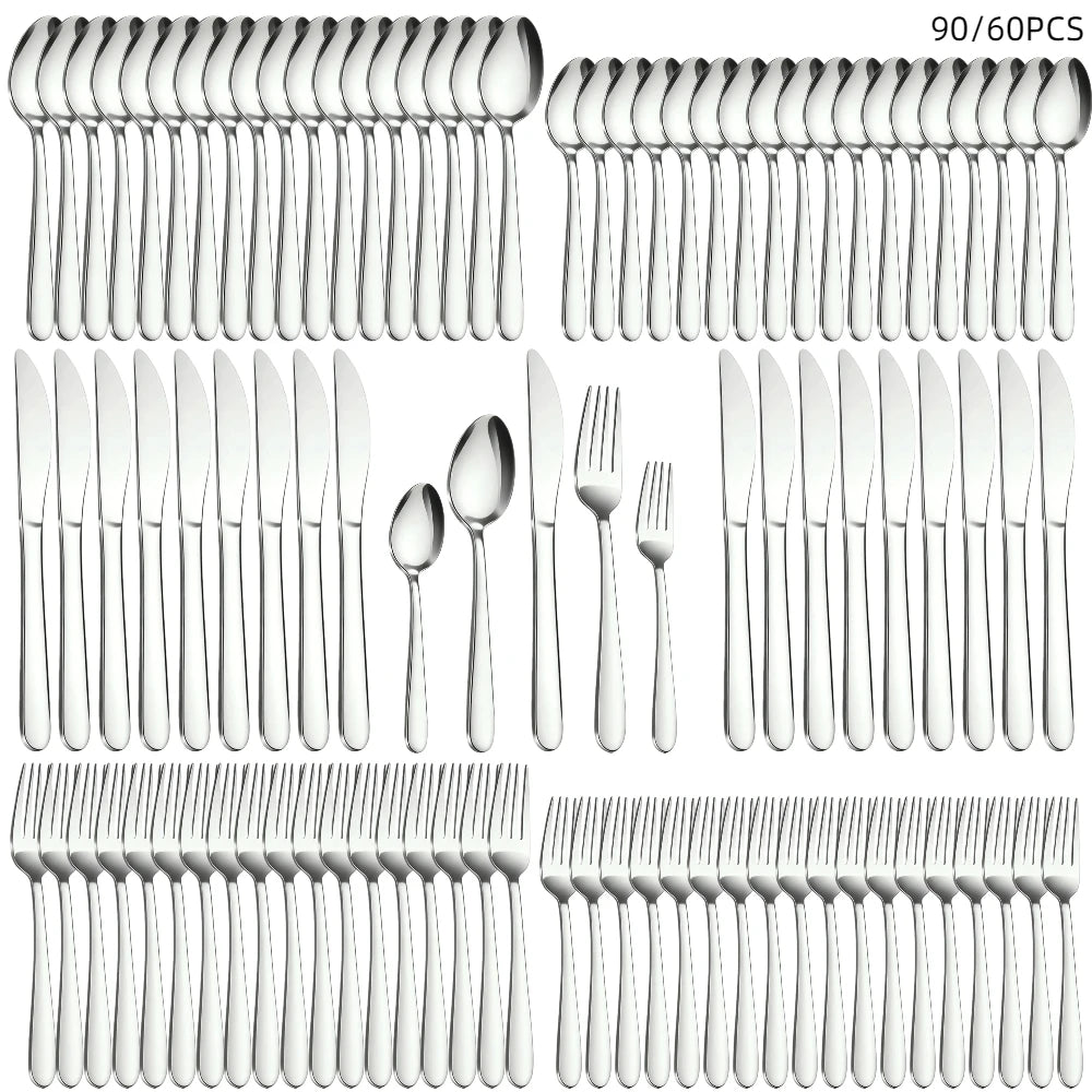 stainless steel silverware