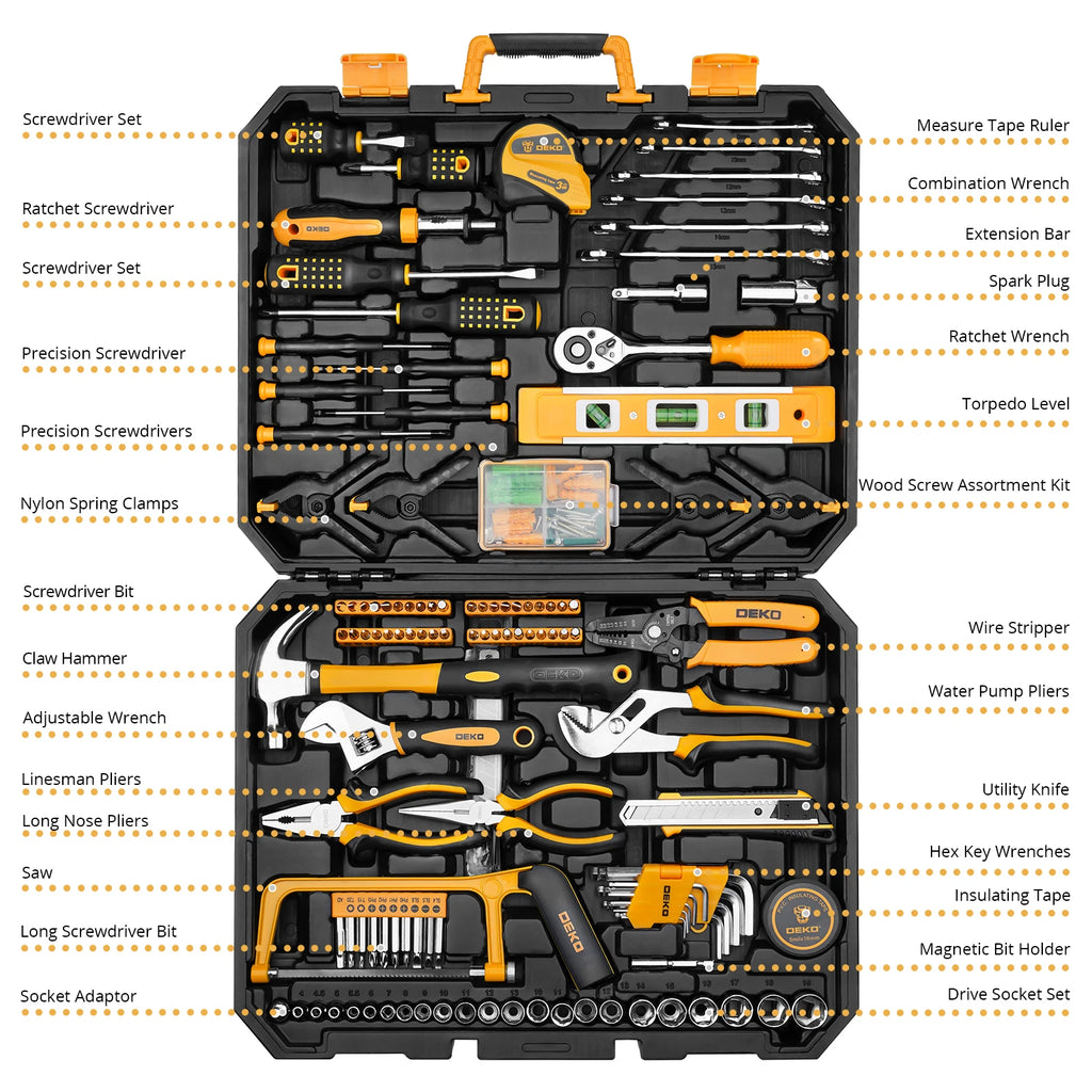 DEKO 228Pcs Socket Wrench Set