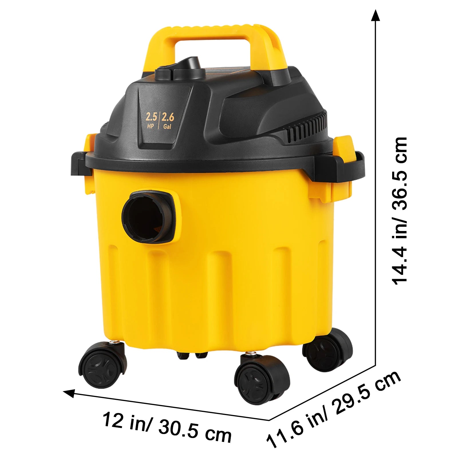 Wet Dry Vac 2.6 Gallon