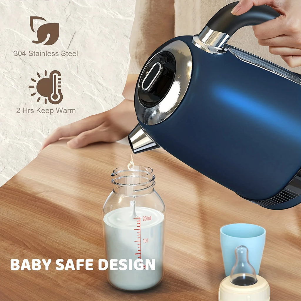 1pc 1.8QT Electric Kettle, US Plug, Temperature Control With 7 Heat Settings & LED Display