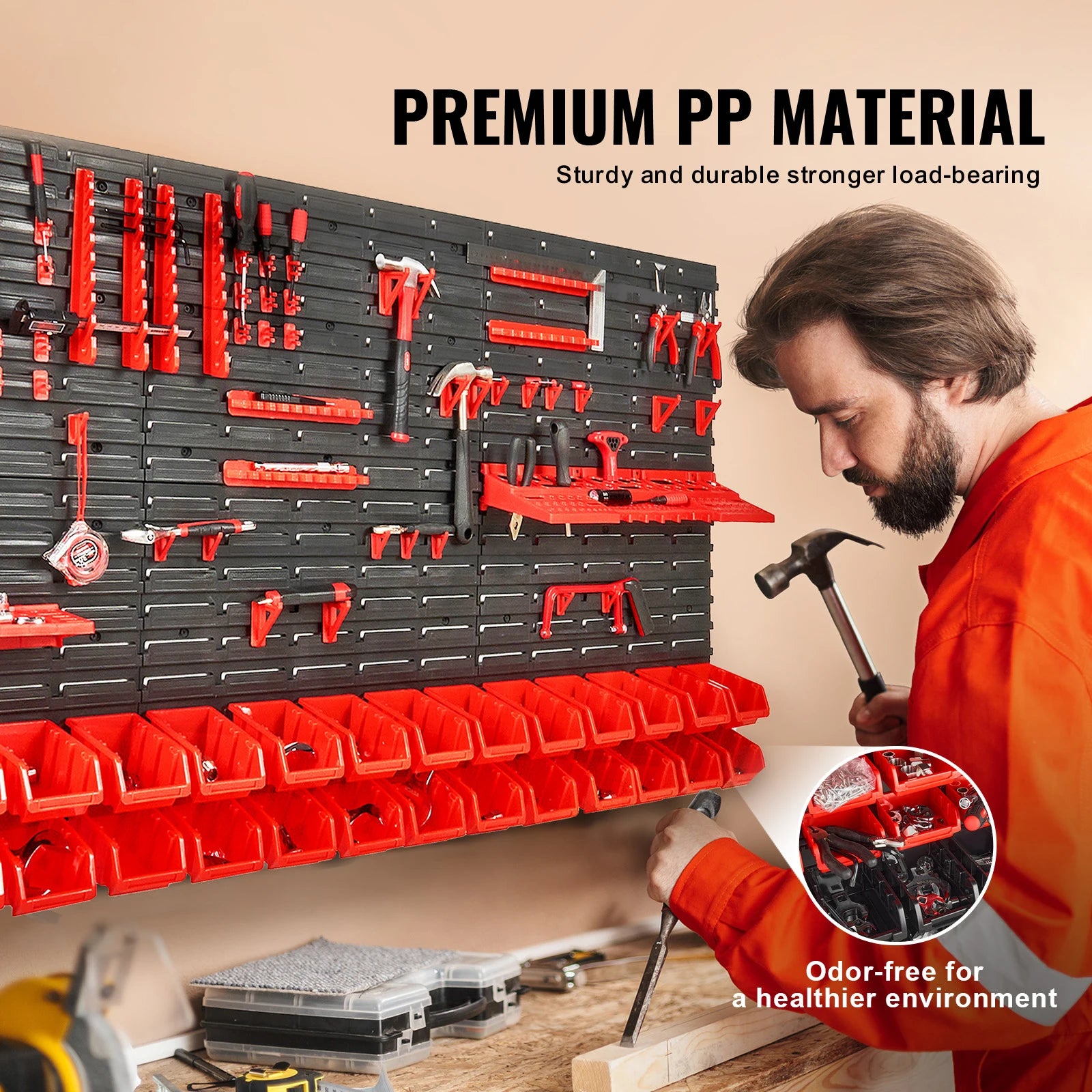 30Bin Wall Mounted Storage Bins