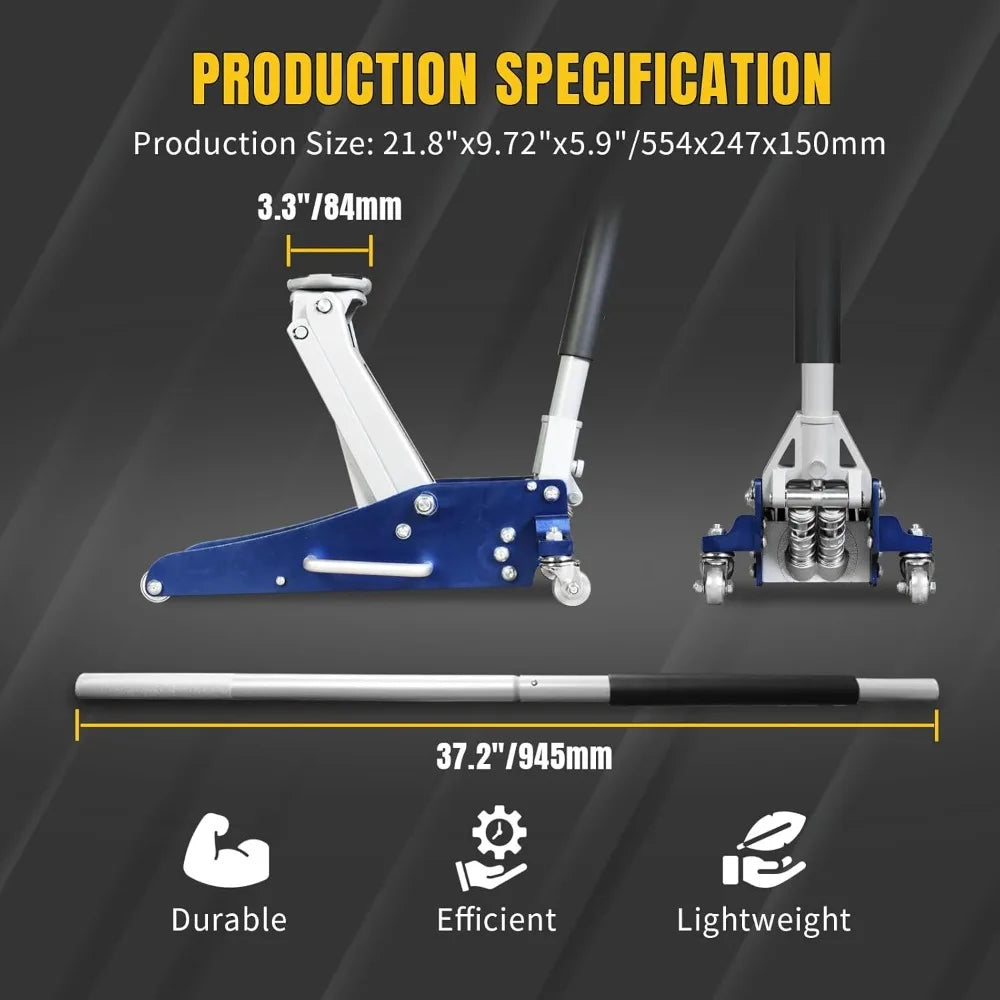 Low Profile 1.5 Ton Floor Jack