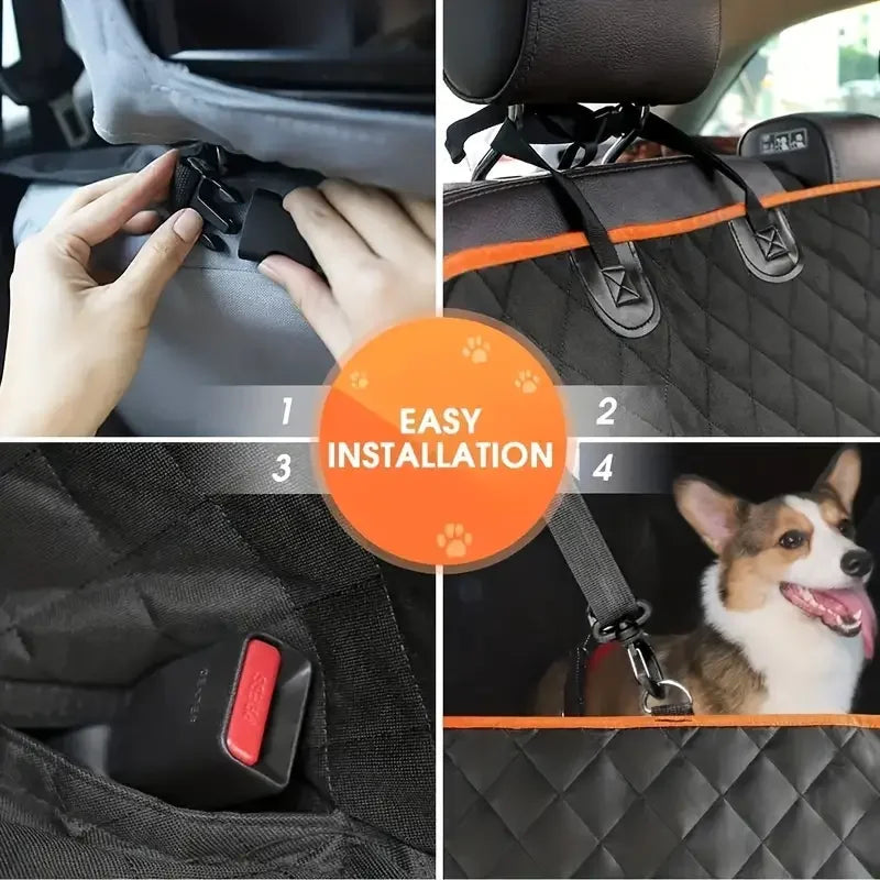 Dog Car Seat Cover for Pets 100% Waterproof