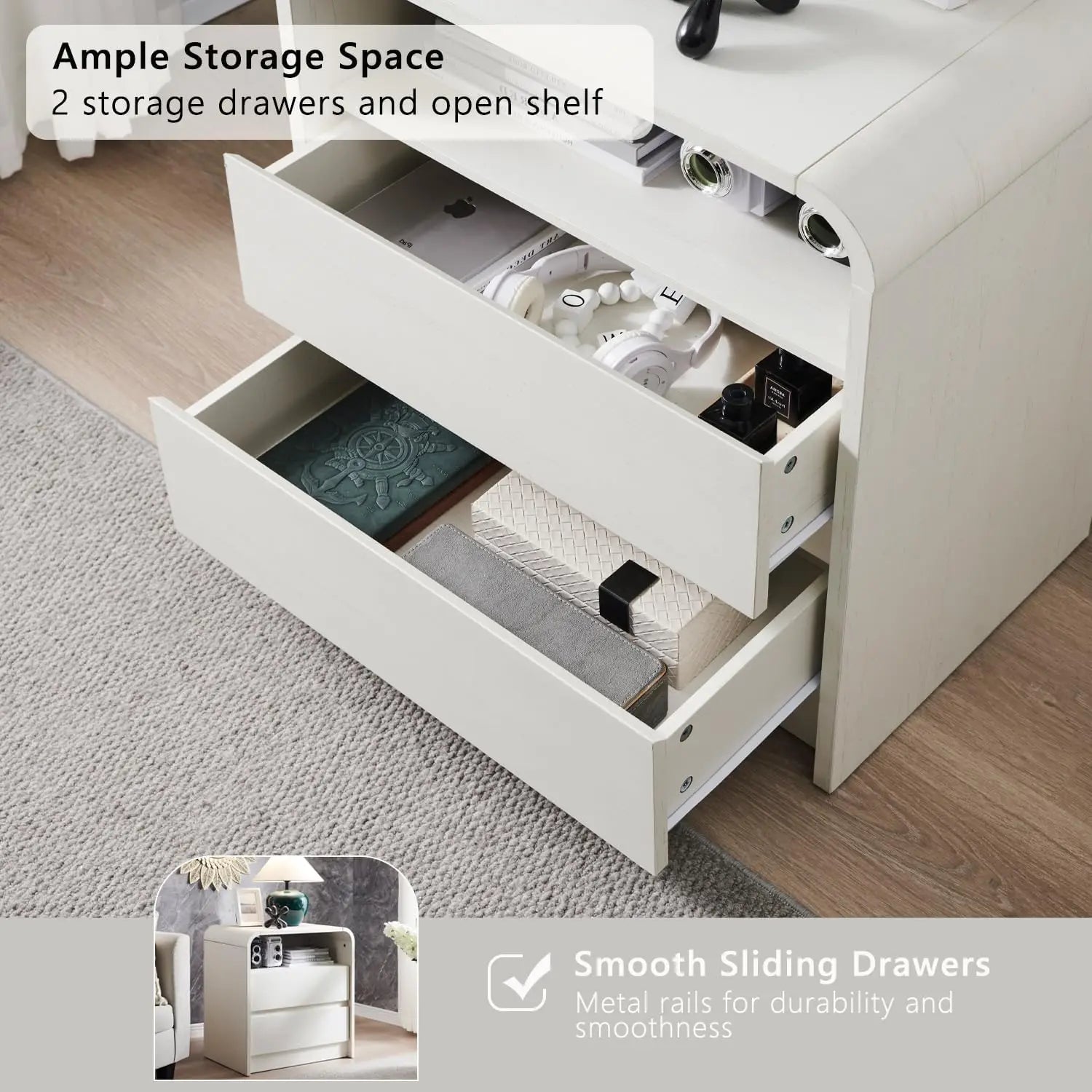 Tall Modern Nightstand