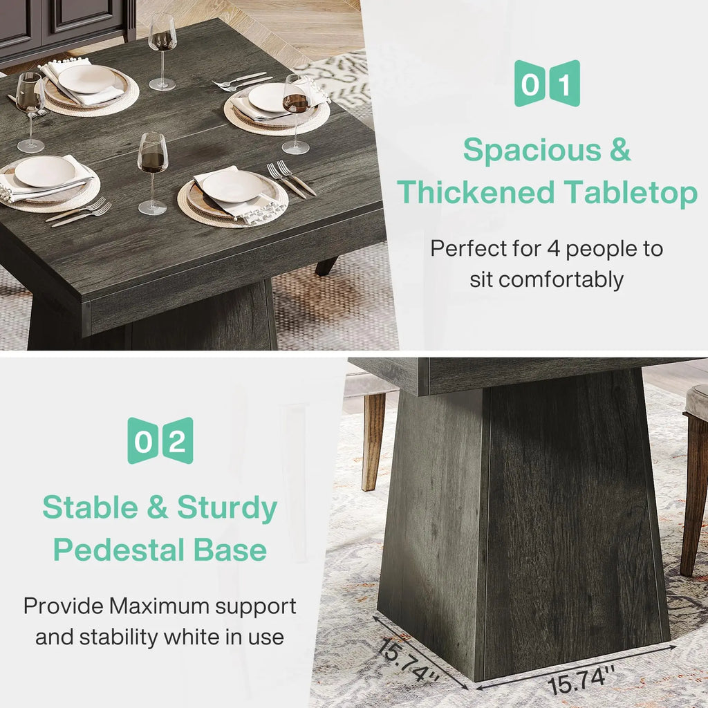 Square Dining Table for 4