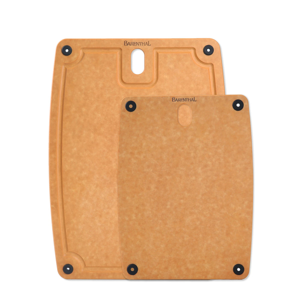 2pk Pine fiber Cutting Board Family Sized Durable Antibacterial Mildew Resistant Easy to Clean Dishwasher Safe
