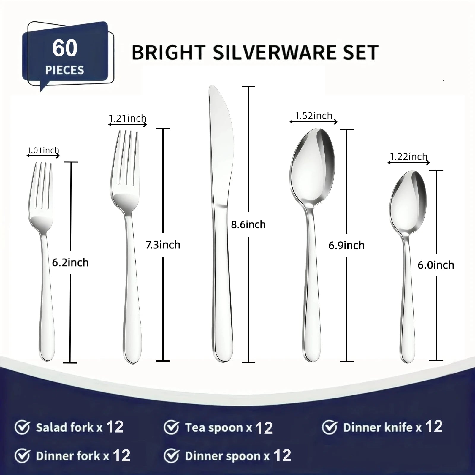 stainless steel silverware