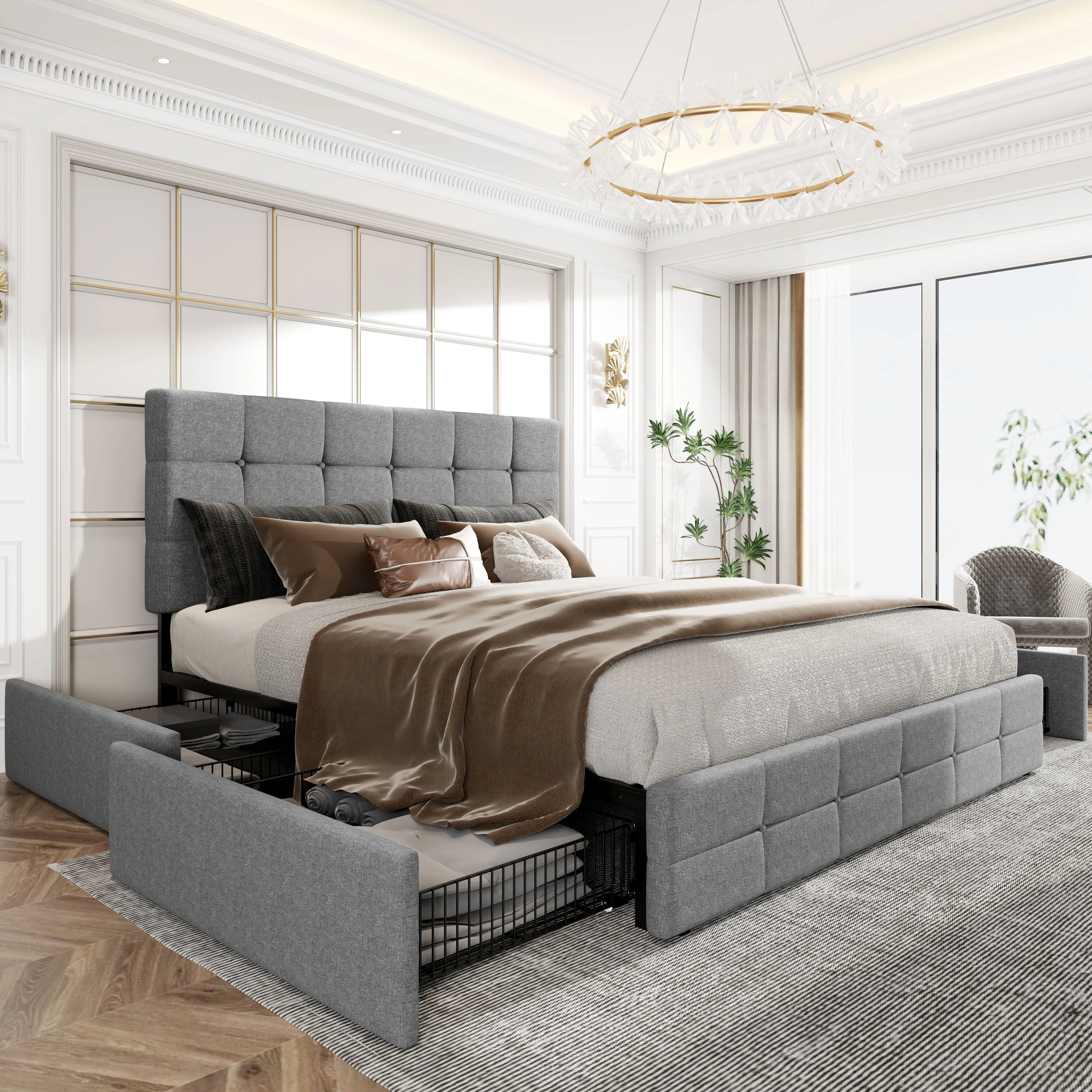Platform Storage Bed Frame