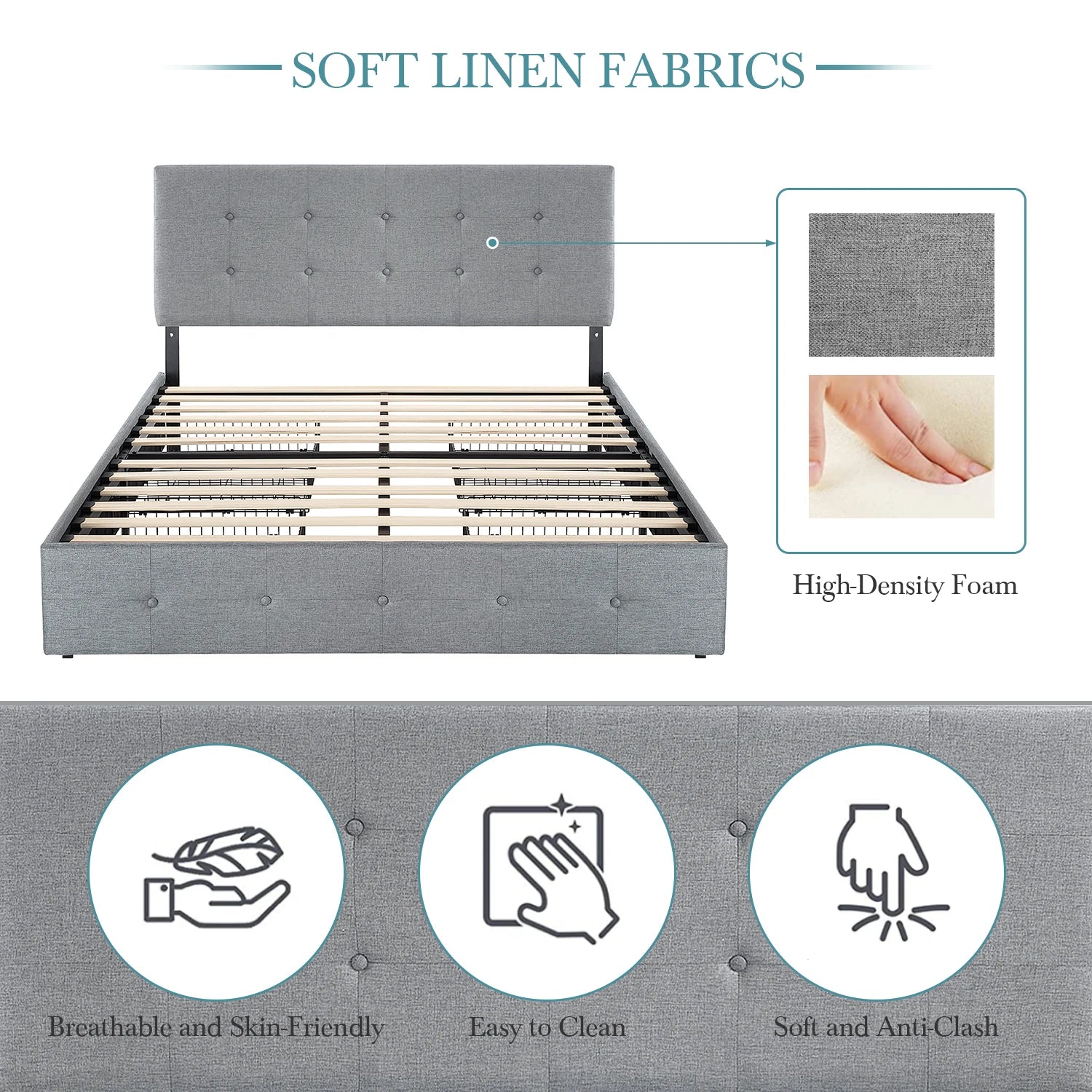 Platform Storage Bed Frame