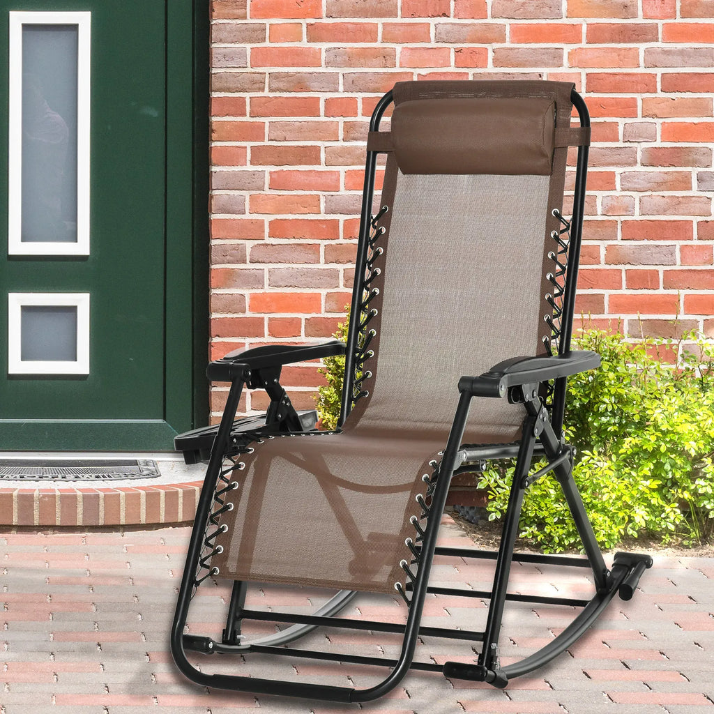 Zero Gravity Reclining Rocking Chair,