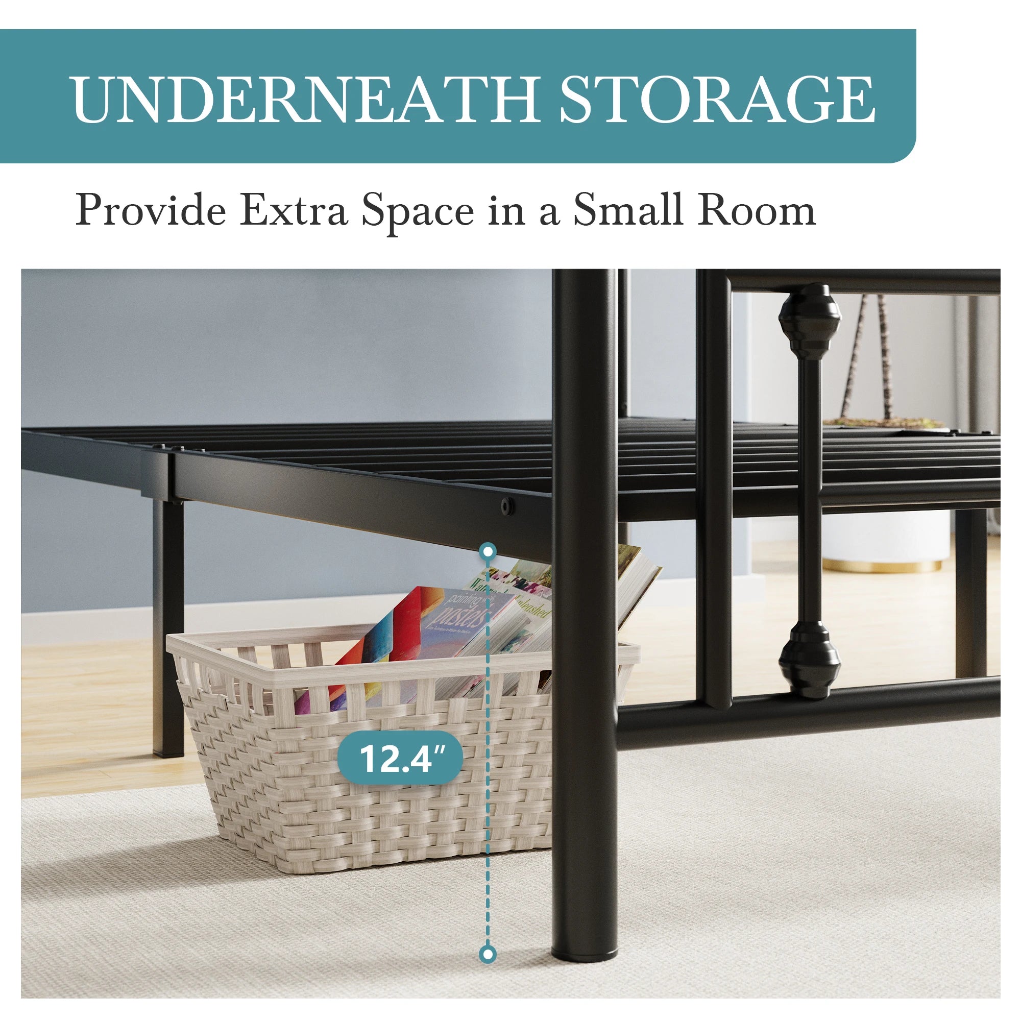 14 Inch Metal Platform Bed Frame