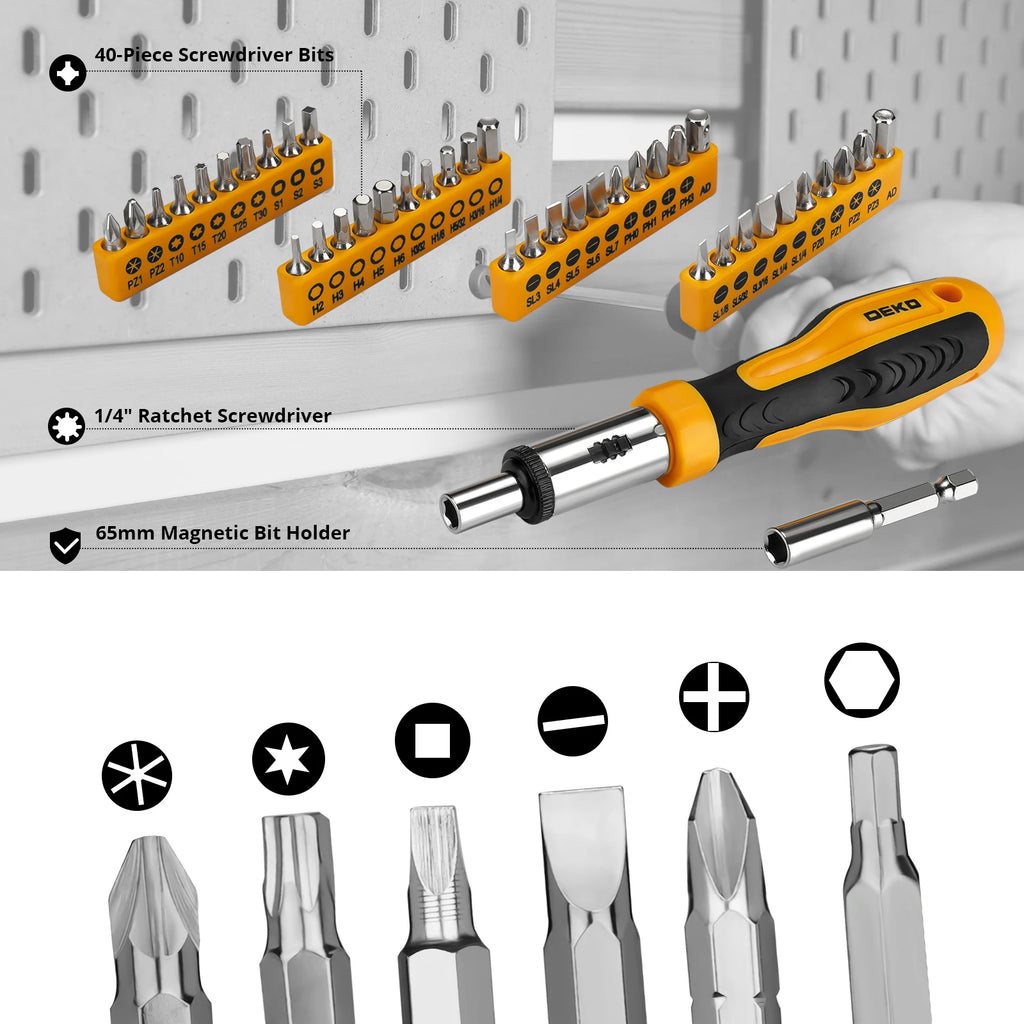 DEKO 228Pcs Socket Wrench Set