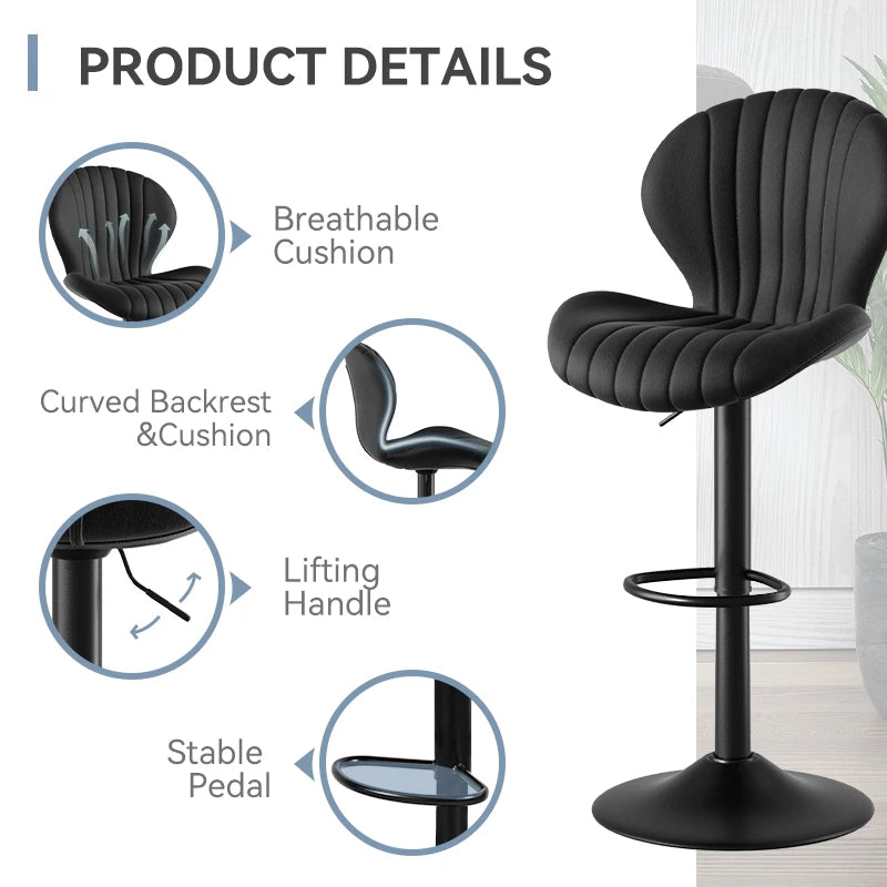 2pcs Bar Chair