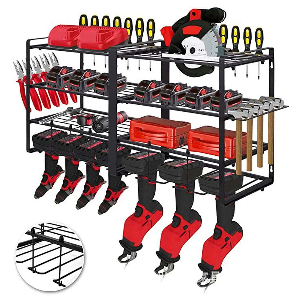 4 Layer Power Tool Storage Rack